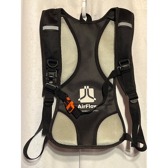 KuYou Hydration Backpack With Airflow Design Black & Gray Made In China 80% Poly - Picture 3 of 4